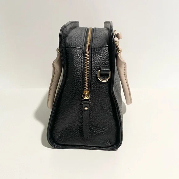 Kate Spade Sawyer Henderson Street Black Satchel Crossbody Bow cons - Picture 6 of 14